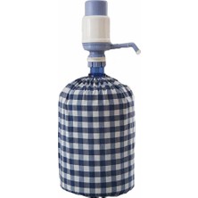 OEM Pastel Mavi Kareli Damacana Kılıfı