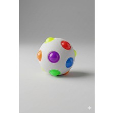 OEM ® Disco Fever Darbeye Duyarlı Işıklı Kedi Topu 6 cm Zıplayan Hareketli Kedi Oyuncağı