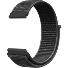 OEM Haylou Solar LS05 ile Uyumlu Kordon Kayış Kumaş Cırt Cırtlı 22/crt