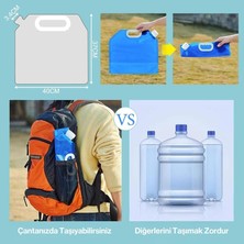 OEM Katlanabilir Outdoor Kamp Piknik Su Bidonu 10 Litre Şeffaf