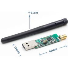 OEM CC2531 USB Dongle Anten 2.4ghz Zigbee Wifi Bluetooth Kablosuz Data Yakalayıcı DVM.101.144