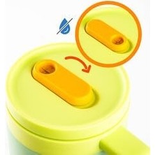 OEM Yeşil Pipetli Paslanmaz Çelik Termos Bardak 1.2l