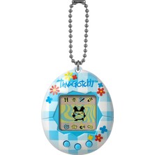 OEM Tamagotchı 42880 , Gen 2, Çiçek Gingham Kabuk Zincirli Orijinal Sanal Gerçeklik Evcil Hayvan, Çok Renkli