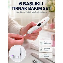 Aslanoğlu Store Kurutma Özellikli Manikür Pedikür Cihazı Şarj Edilebilir