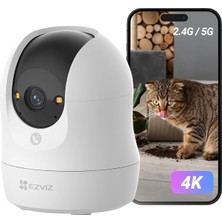 OEM 4K Wifi Kapalı Kamera Kablolu, 360 °, Çağrı Düğmesi, Renkli Gece Görüşü, Iki Yönlü Ses, Insan/evcil Hayvan/ses Detction, Gizlilik Deklanşörü, 512GB Kart Desteği, 2.4g/5g Wıfı 6, C6N G1 4K