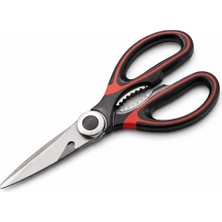OEM Çok Amaçlı Mutfak Makası, Paslanmaz Çelik Bıçak, Entegre Ceviz Kırıcı ve Şişe Açacağı, Kaymaz Ergonomik Sap, Tavuk, Et, Sebze ve Ambalaj Kesimi Için
