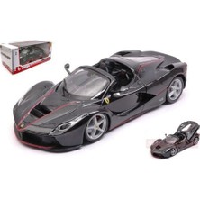 Burago BU26022BK Ferrari La Ferrari Aperta Black 1: 24 Modellino Döküm Model