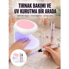 Aslanoğlu Store Tırnak Matkabı ve LED Oje Kurutucu 2’li Profesyonel Bakım Seti Yeni Nesil
