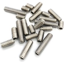 OEM Setskur Civata M4X5 mm 20 Adet Vidalı Pim Paslanmaz Çelik Inox Dın 916 A2 Kalite Konik Uçlu Içten Altıgen Vida