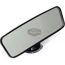 OEM Her Araca Uyumlu Siyah Çerçeveli Dikiz Aynası 60 mm x 240 mm Vantuzlu Iç Ilave Ayna