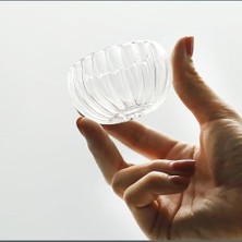 Dekoratif Cam Lokumluk, 8x8 Cm, 6'lı Set