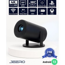 OEM HY300PRO Multimedia Ultra Hd 1080 Android 13 Projeksiyon Cihazı (Türkçe Menü) H713 Chipset