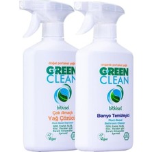 OEM Green Clean Bitkisel Yağ Çözücü 500 ml ve Banyo Temizleyici 500 ml Set