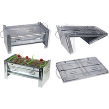 OEM Mizan Metal Pratik Portatif Katlanabilir Bagaj Tipi Kamp ve Piknik Mangalı