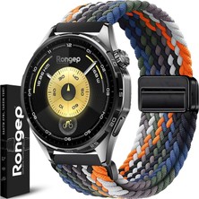 OEM [örgü Loop] Huawei ile Uyumlu 22MM Kordon Gt6/gt6 Pro/gt Runner 2/gt5/5 Pro/gt4/gt3/3 Pro 46MM Için Manyetik Toka Gt6 Pro Kordon Terletmeyen Elastik Kumaşlı Gt6 46MM Kordonu