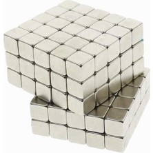 OEM Dünya Magnet 125 Adet 5X5X5 Küp Neodyum Mıknatıs - Güçlü Magnet (125'LI Paket)