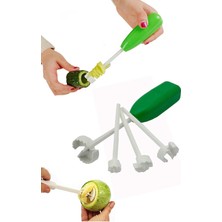 OEM 4 Parça Oyacak Meyve Sebze Oyacağı Soyacağı Beyaz