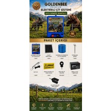 OEM Goldenbee Eko Kit Elektrikli Çit Sistemi Domuz ve Ayı Kovucu 500MT (SET-200)