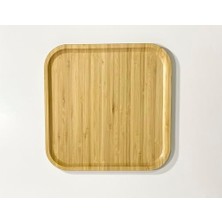 Bambu Kare Sunum Tabağı 25CM