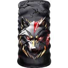 OEM Bebo Store Extreme Spor Motor ve Bisiklet Kullananlara Özel Desenli Buff Boyunluk Bandana Balaklava - KURT-213