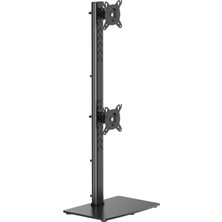 OEM Dıgıtus 17”-34” Dikey Ikili Monitör Standı | 12KG x 2 Taşıma Kapasitesi | Vesa 75X75 / 100X100