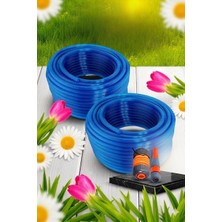 OEM 40 Metre Silikonlu Bahçe Hortumu Sulama Aparatı Hediyeli 712343
