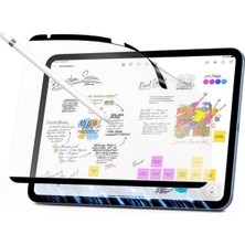 OEM iPad Pro 11 Inç 4. Nesil 2022 M2 ile Uyumlu Manyetik Paper-Like Ekran Koruyucu, Şeffaf