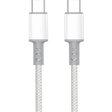 OEM 100W iPhone Ile Uyumlu 15/16/17 ve Android Için Type-C Pd Hızlı Örgülü Şarj Kablosu Usb-C Uyumlu 2 Metre