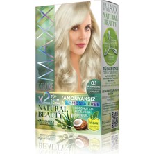 OEM Natural Beauty Amonyaksız Set Saç Boyası 0.1 Platin Sarısı