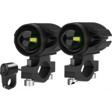 OEM Motosiklet Sis LED Beyaz ve Sarı Işık (2 Adet Led, 1 Adet Anahtar)
