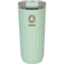 OEM Yeşil Mug Termos 600 ml Paslanmaz Çelik No:62