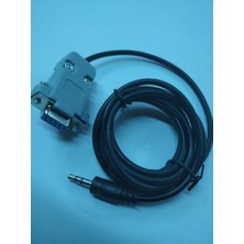 OEM 9 Pin Dişi - 3.5 mm Stereo RS-232 Seri Yazılım Kablosu 1.5 Metre