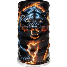 OEM Bebo Store Extreme Spor Motor ve Bisiklet Kullananlara Özel Desenli Buff Boyunluk Bandana Balaklava - LION-167