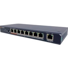 OEM Haıkon 8 Port (8 x Poe) DS-3E0109P-E 10/100 Fast Ethernet Poe Switch (123W)