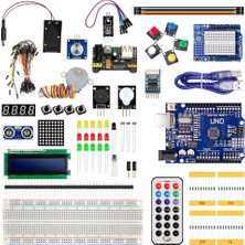 OEM Arduino Ide ile Uyumlu Uno R3 Full Başlangıç Seti 165 Parça (E-Kitap Hediyeli)