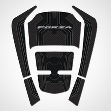 OEM Forza 250 2018-2023 Uyumlu Tank Pad Karbon