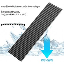 OEM N80 M.2 Nvme SSD Alüminyum Soğutucu Kasa, Pasif Soğutma, Siyah Mat, Termal Ped ile