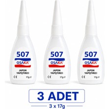 OEM Osaka 507 Japon Yapıştırıcı, Siyanoakrilat, Şeffaf, Sıvı, Hızlı Kuruyan, Plastik, Metal, Ahşap, Seramik ve Deri Için Çok Amaçlı (3)