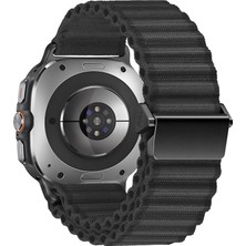 OEM Samsung Galaxy Watch Ultra 47MM ile Uyumlu Delikli Model Trail Loop Yumuşak ve Hafif Kumaş Kordon