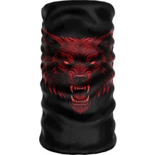 OEM Bebo Store Extreme Spor Motor ve Bisiklet Kullananlara Özel Desenli Buff Boyunluk Bandana Balaklava - KURT-193