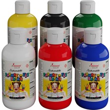OEM Ana Renkler Parmak Boyası 6'lı Set 6X250GR