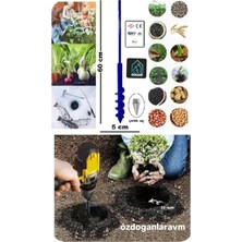 OEM Dogant Fide Fidan Toprak Burgusu, Matkap Uçlu, 60 cm x 5 cm