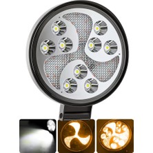 OEM Bumerang x 11 cm Angel Drl Dinamik Efektli Cree LED Projectör Çalışma Lambası Off Road Spot Sel Kombo Delici Taşkın Işık Çubuğu Yardımcı Sürüş Işık Barları Gece Gündüz Çalışan Lamba