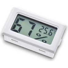OEM Mini LCD Dijital Elektronik Beyaz Termometre Higrometre Sıcaklık Nem Ölçer (Kablosuz)