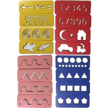 Wood Story Woodstory Ahşap Çizgi Çalışmaları Montessori Eğitici El Kası Geliştirme