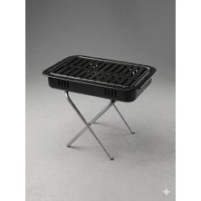 OEM Ayaklı Oluklu Köfteci Tipi Mangal - Taşınabilir Katlanabilir Izgara - 44 x 29
