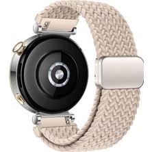 OEM Örgü Loop 18MM Kumaş Kordon Huawei ile Uyumlu Gt5 41MM/GT5 Pro 42MM/GT4 41MM Için Manyetik Tokalı Terlemeye Karşı Nefes Alabilen Bileğe Göre Ayarlanabilen Elastik Kayış