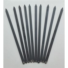 OEM Mobilreyon - Adana Kebap Şişi 60 cm - 10 Adet Silme Kıyma Şişi (Kebap - Beyti)