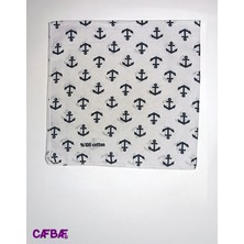 Cafbaf Kare Bandana Marin Beyaz
