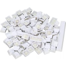 OEM 108 Tuş Universal Renkli Mekanik Klavye Tuş Takımı Kapağı Keycap Beyaz Ingilizce Dizilimli